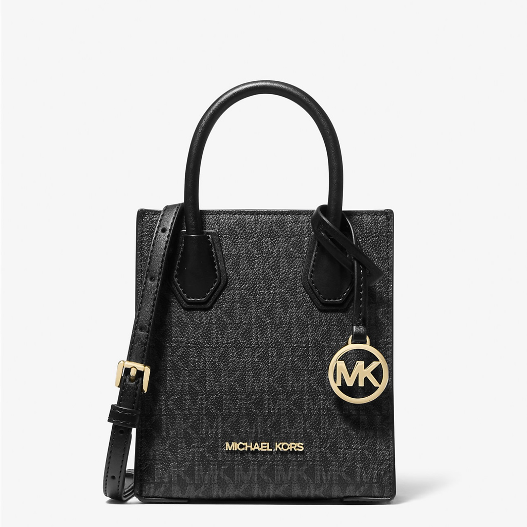 MK Mercer Extra-Small Logo and Leather Crossbody Bag