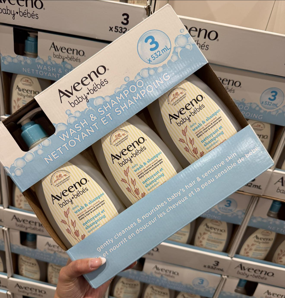 Aveeno Baby Wash & Shampoo (3X352mL) (ETA: May/June 2026)