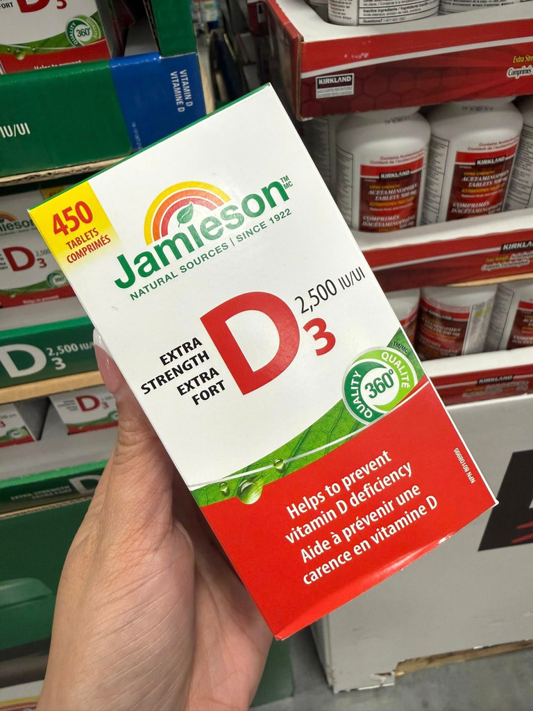 Jamieson D3, 450 tablets (ETA: August 2026)