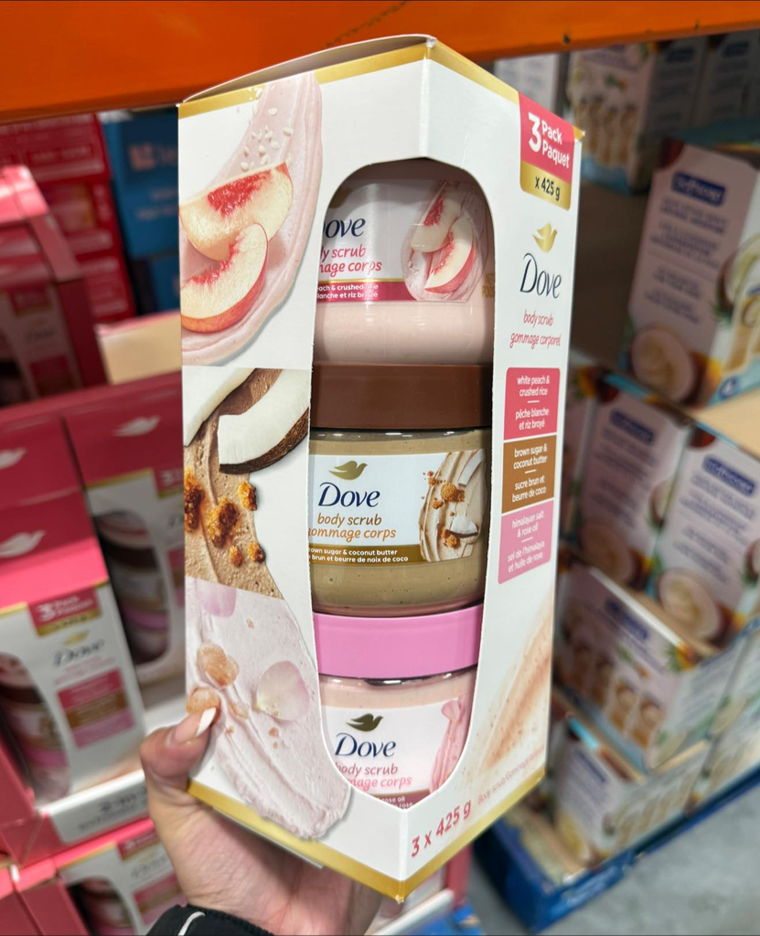 Dove Body Scrub, 3 X 425g (ETA: Aug/Sept 2026)