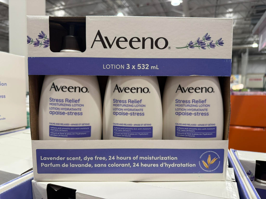 Aveeno Stress Relief Lotion, 532mL (ETA: September 2026) (One Piece (Individual))