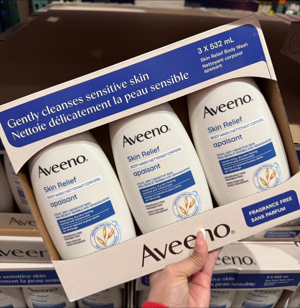 Aveeno Skin Relief Body Wash (3X532mL) (ETA: September 2026)