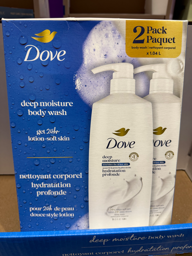 Dove Body Wash, 2 X  1.04L