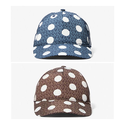 MK Polka Dot Signature Logo Baseball Hat